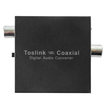 Коаксиальный аудиоконвертер Toslink SPDiF ОПТИЧЕСКИЙ двунаправленный 2x RCA