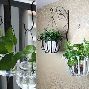 РУЧКА КУХОННАЯ ВЕШАЛКА МНОГОФУНКЦИОНАЛЬНАЯ ЧЕРНАЯ 7 СМ 6 ШТ.