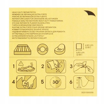 Bestway Zestaw naprawczy ŁATKI samoprzylepne 62068