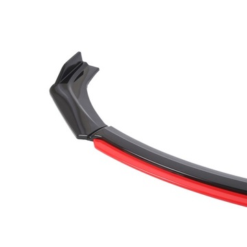 Спойлер на передний бампер высотой 170 см. Стильная, массивная накладка на бампер 74