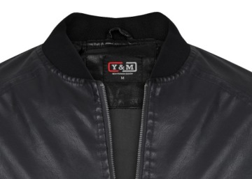 КУРТКА КОЖАНАЯ МУЖСКАЯ ПИЛОТК КОЖАНАЯ ЧЕРНАЯ No5 -XXL