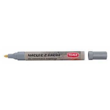 Marker do renowacji liter na nagrobkach srebrny To