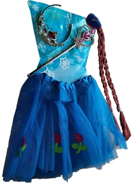 STRÓJ ANNY TYPU ELZA ELSA FROZEN ANNA SNOW 108