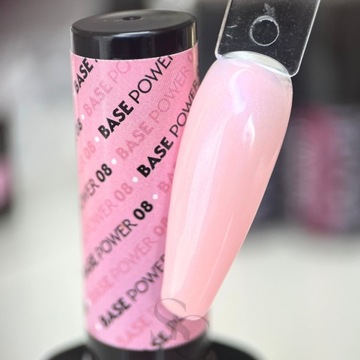 База Claresa Hybrid для перламутровых ногтей POWER 08, базовое покрытие SEOL