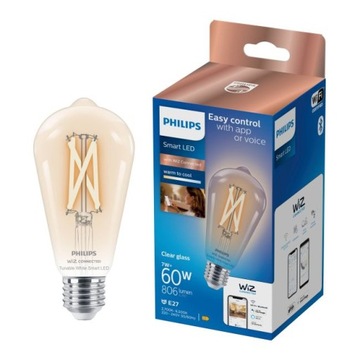 Żarówka LED Smart Philips ST64 E27 2700/6500 K