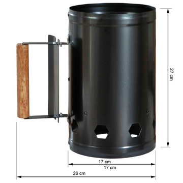 ДЫМОХОД для розжига угольного брикетного гриля