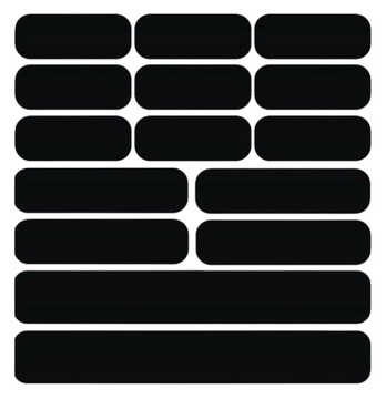 NAKLEJKI ODBLASKOWE NA WÓZEK ROWER ODBLASKI 15 szt