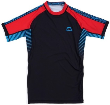 MANTO Рашгард STRIPE 2.0 черно-красный - L