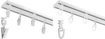 Карниз, профиль CEILING RAIL ALU SLIM 410 см