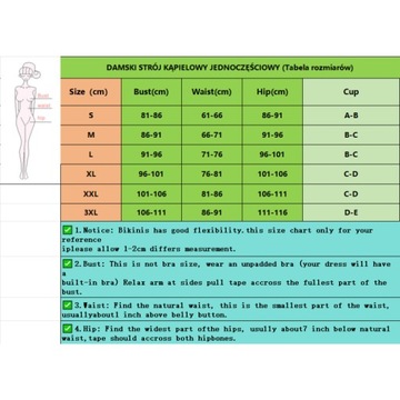 2024 Nowa STRÓJ KĄPIELOWY JEDNOCZĘŚCIOWY WYSZCZUPLAJĄCY STRÓJ DAMSKI