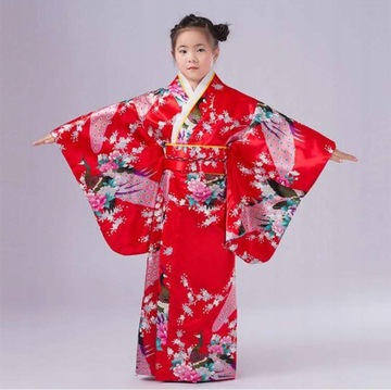 Japońskie kimono tradycyjne dla dziewczynek