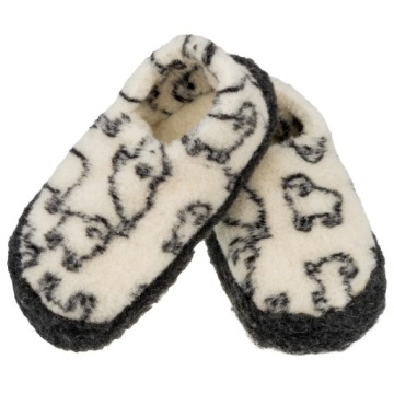 ТАПОЧКИ ИЗ 100% ШЕРСТИ, НИЗКИЙ КАБЛУК, МЕРИНОС, 39-40
