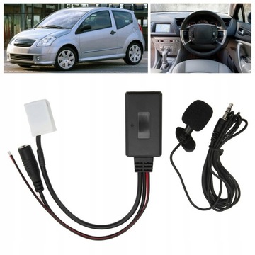 ADAPTER MODUŁ BLUETOOTH AUX PEUGEOT RADIO RD4