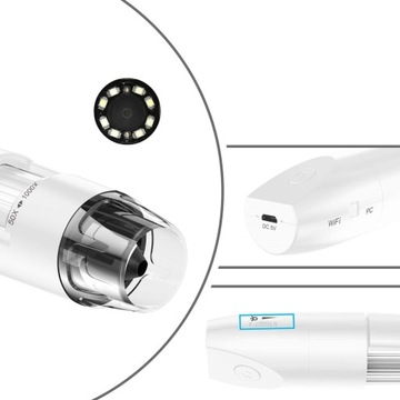 MIKROSKOP CYFROWY USB 1080p 2MP APP 1000x WIFI