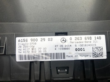 1569002902 PŘÍSTROJOVÁ DESKA MERCEDES CLA GLA SLK AMG