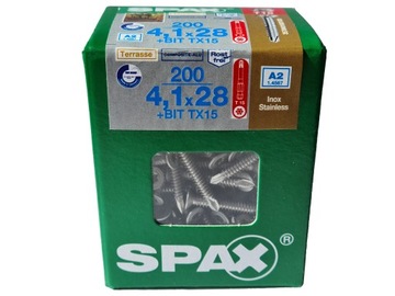 Wkręty SPAX-D kompozyty do plastików 4,1x28 mm bit