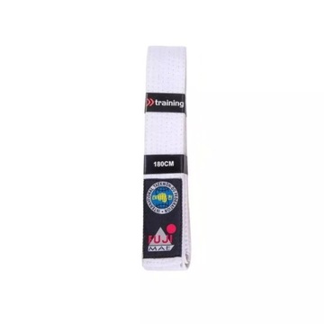 Biały pas taekwondo ITF FUJIMAE [Długość: 140]