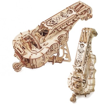 GRAJĄCA Lira korbowa HURDY GURDY Puzzle 3D 292el