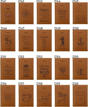 КНИГА-КАЛЕНДАРЬ 2025 Daily с гравировкой ПОДАРОЧНЫЙ ЛОГОТИП А5 Цвет КОРИЧНЕВЫЙ