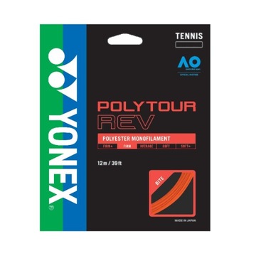 Yonex POLY TOUR REV (ROZMIAR: 1,25 mm) - Orange