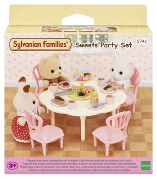 SYLVANIAN FAMILIES STÓŁ I MNÓSTWO SŁODKOŚCI 5742