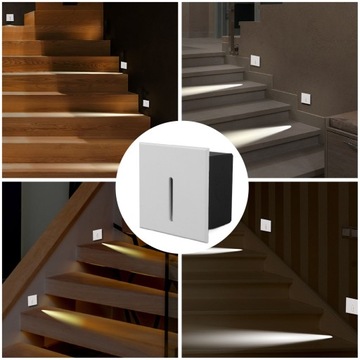 Светодиодное освещение ступеней 4000K внутри помещения