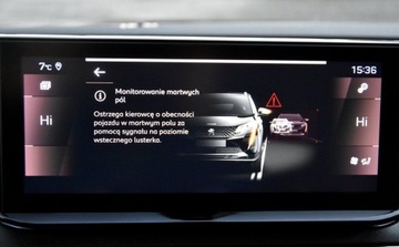 Peugeot 5008 II Crossover Facelifting 1.6 PureTech 180KM 2023 Peugeot 5008 SKORA Alusy LED Navi. BLIS linne assist Grzane fotele 1.6, zdjęcie 34