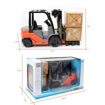 Литая под давлением модель вилочного погрузчика для детей и мальчиков