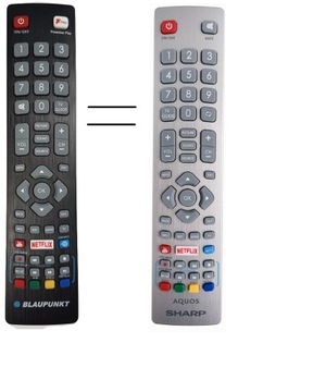 Oryginalny pilot Sharp AQUOS YouTube LC-43CFF6002K