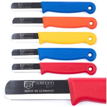 NÓŻ NOŻYK DO LIŚCI POMIDORA GŁADKI ZAOKRĄGLONY 5 CM OSTRZE SOLINGEN