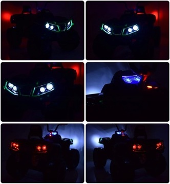 MEGA LARGE QUAD 4X4, АМОРТИЗАТОРЫ, МЯГКИЕ КОЛЕСА,