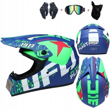 KASK MOTOCYKLOWY OFF-ROAD ENDURO MOTOCROSS