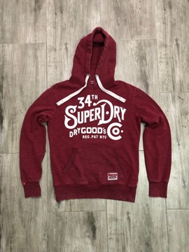 SUPERDRY r. S Bluza Z Kapturem Męska Hoodie Logo