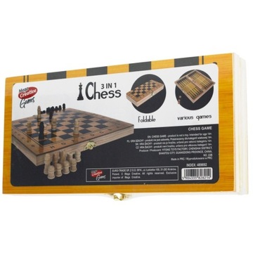 Игра МЕГА КРЕАТИВНАЯ Деревянные Шахматы