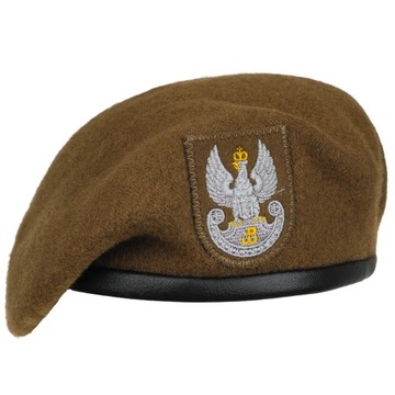 BERET WOT Wojsk Obrony Terytorialnej Brązowy - 58