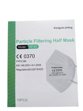 MASKA MASECZKA MASKI Z FILTREM FFP2 OCHRONNA 10x