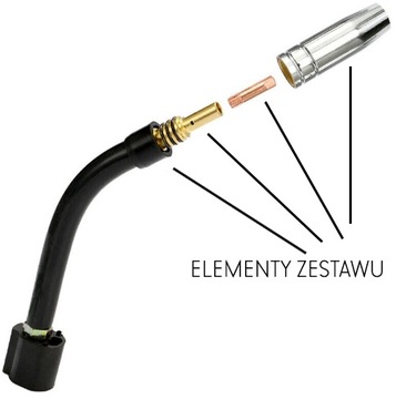 КОМПЛЕКТ ДЕРЖАТЕЛЕЙ ДЛЯ MIGOMAT MB15, ФОРСУНКИ, КОРПУСЫ