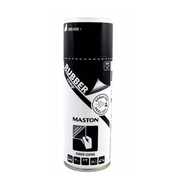 MASTON Guma w Sprayu 400ml - czarny mat