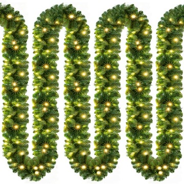 Girlanda świąteczna 100x LED świetlna na okno balkony 5m na zewnątrz