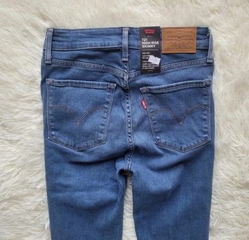 LEVI'S 721 High Rise Skinny W27 L28 27x28 PREMIUM