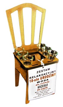 Śmieszny Prezent 18 Urodziny Krzesełko Faceta Kolegi Przyjaciela Brata 1-99