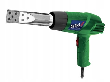 ТЕПЛОВАЯ ПИСТОЛА DEDRA 1000Вт/2000ВТ 550C НАСАДКА ДЛЯ ГРИЛЯ
