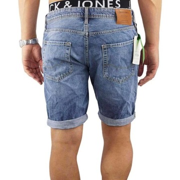 Okazja Jack & Jones Męskie spodenki jeansowe