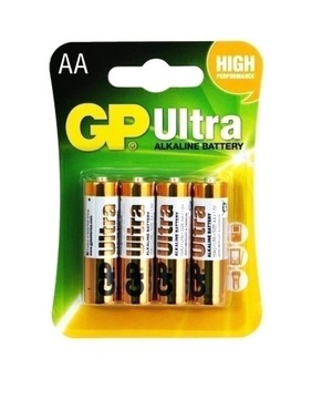 4x bateria alkaliczna GP ULTRA R6 AA 1,5V alkaline
