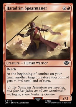 MTG LTR #135 Haradrim Spearmaster