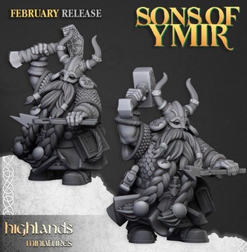 Great Dwarf Runemaster Highlands Miniatures