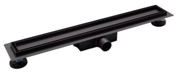 ЛИНЕЙНЫЙ СЛИВ ГЛУБИНОЙ 100 СМ, ЧЕРНЫЙ ОТСЕЛЕННЫЙ БАК BALNEO