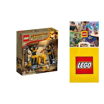 LEGO Ucieczka z zaginionego grobowca (77013) +Torba +Katalog LEGO 2024