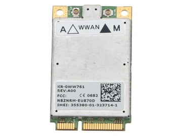 Modem GSM 3G HSDPA + GPS DELL 5520 PCI-E FV