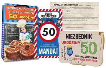 Prezent na 50 NIEZBĘDNIK MANDAT TORBA PREZENTOWA